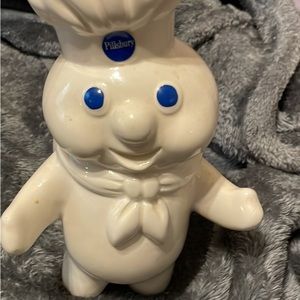 1988 Pillsbury dough boy wooden spoon holder